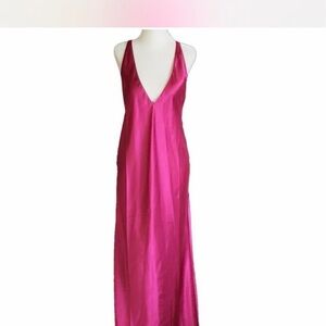 Frederick's of Hollywood Vibrant Pink Backless Dress